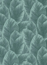 Veer Decor Etched Palm Canopy Green Wallpaper