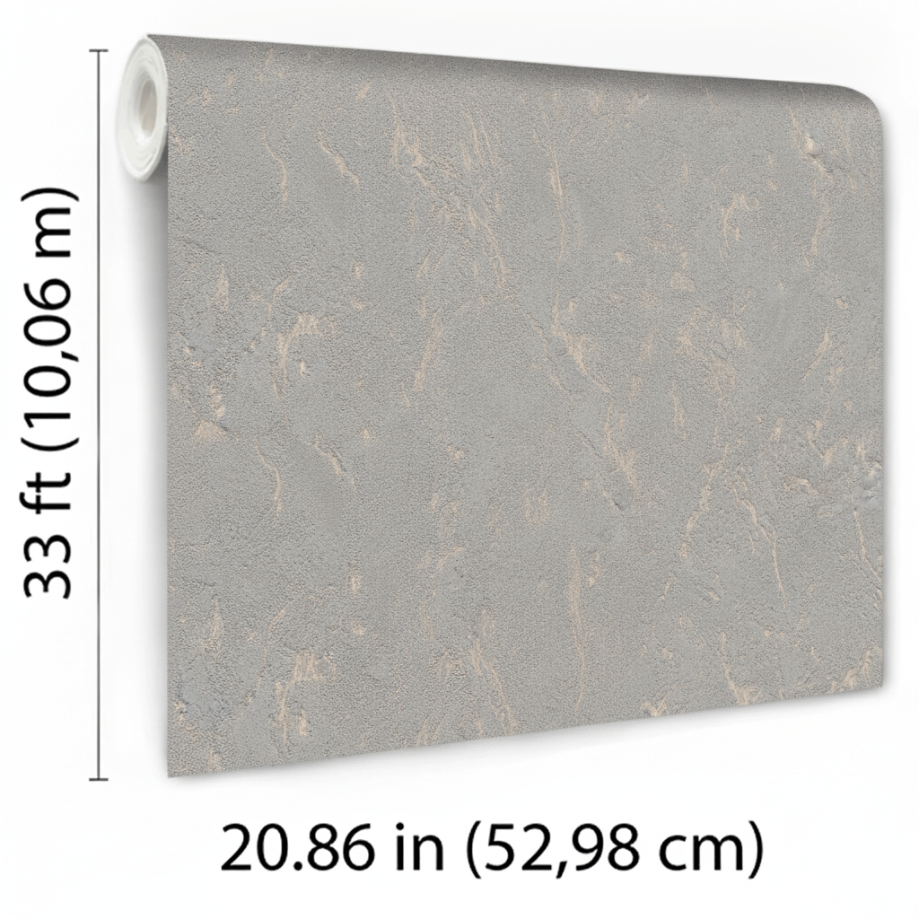 Veer Decor Venetian Stucco Anthracite Wallpaper
