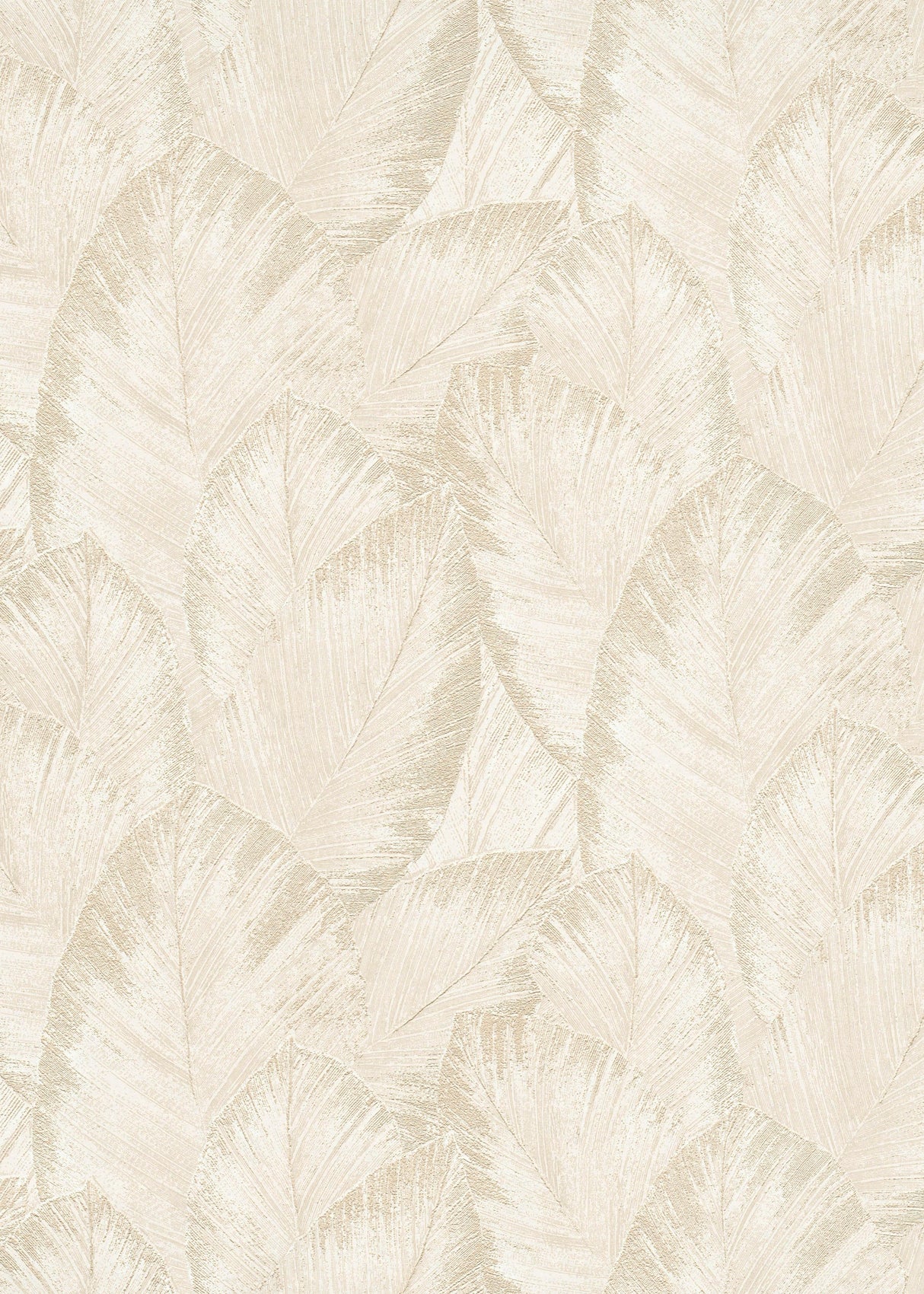 Veer Decor Etched Palm Canopy Cream Wallpaper
