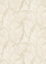 Veer Decor Etched Palm Canopy Cream Wallpaper