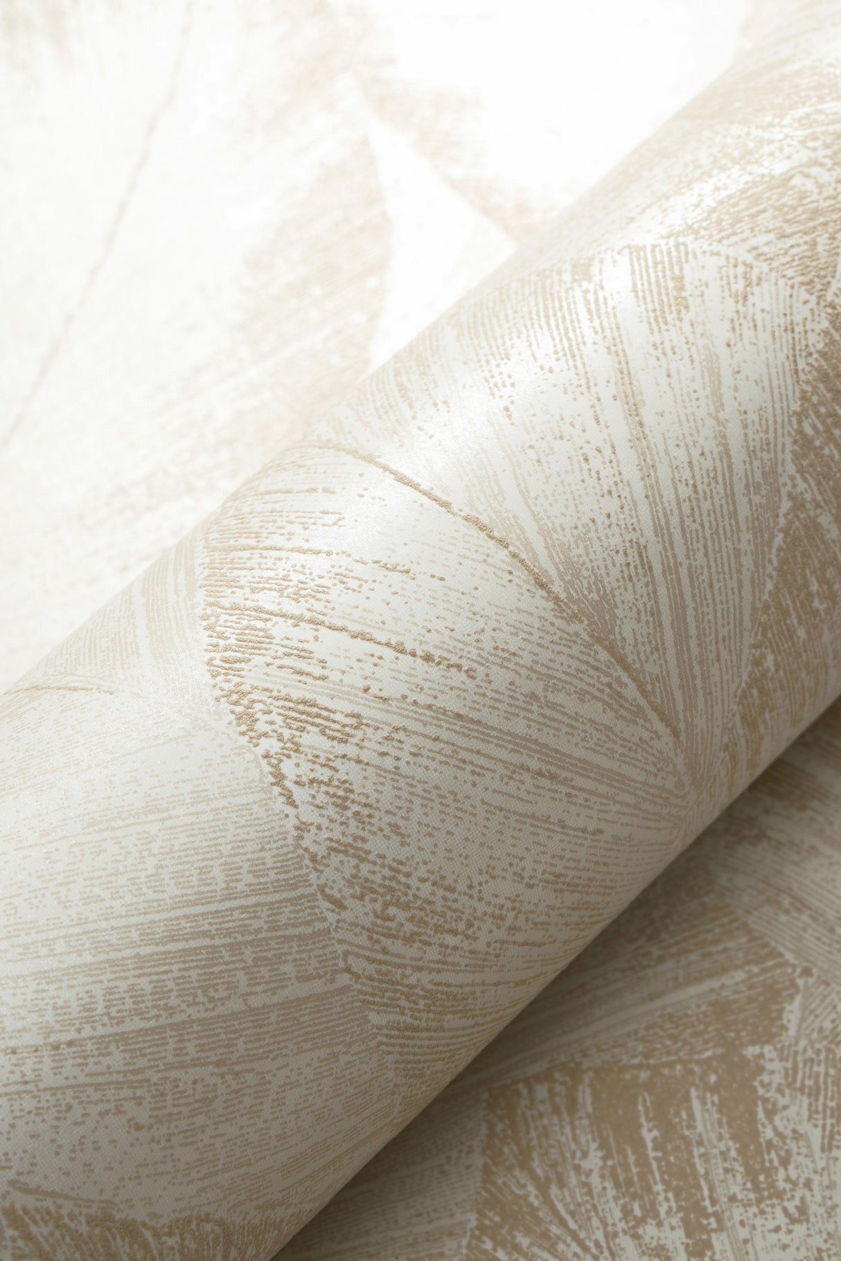 Veer Decor Etched Palm Canopy Cream Wallpaper