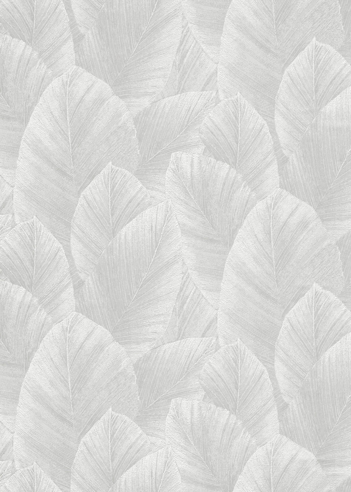 Veer Decor Etched Palm Canopy Light Grey Wallpaper