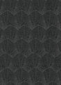 Veer Decor Sculpted Fan Leaf Black Wallpaper