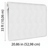 Veer Decor Sculpted Fan Leaf Light Grey Wallpaper