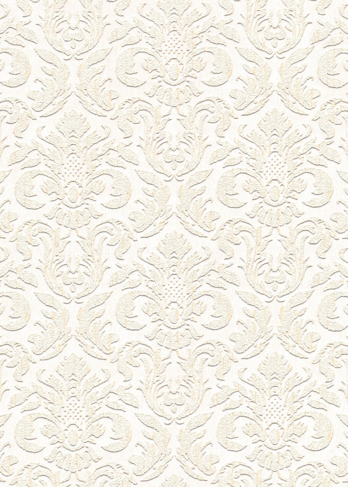 Veer Decor Sculpted Damask Beige Wallpaper