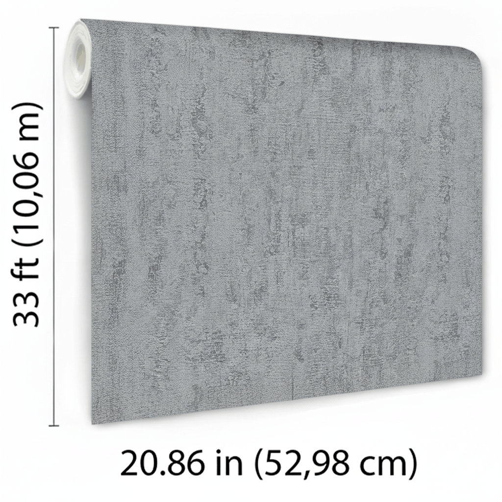 Veer Decor Stardust Plaster Grey Wallpaper