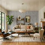 Veer Decor Weathered Fresco Anthracite Wallpaper