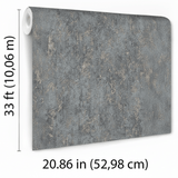 Veer Decor Weathered Fresco Anthracite Wallpaper
