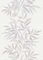 Veer Decor Raised Bamboo Leaf Pink Wallpaper
