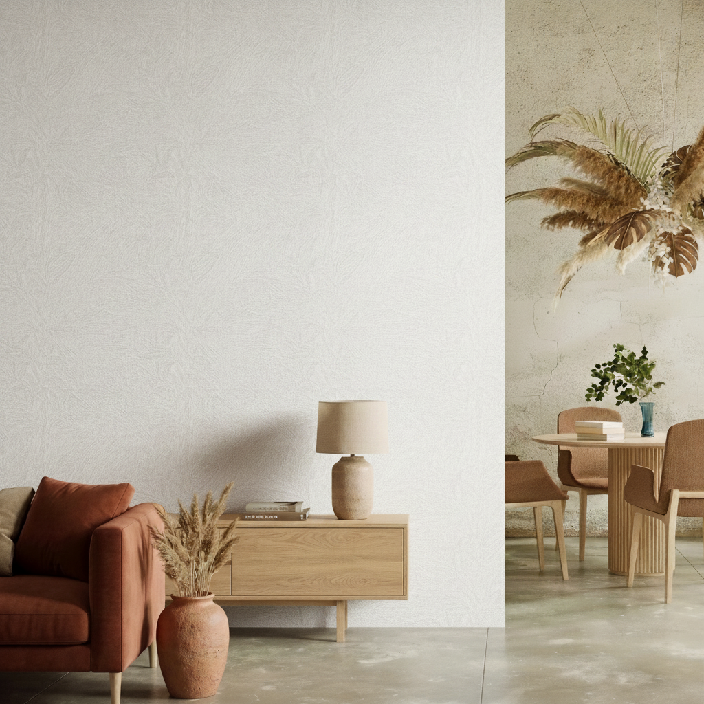 Veer Decor Sculpted Whispering Dunes Cream Wallpaper