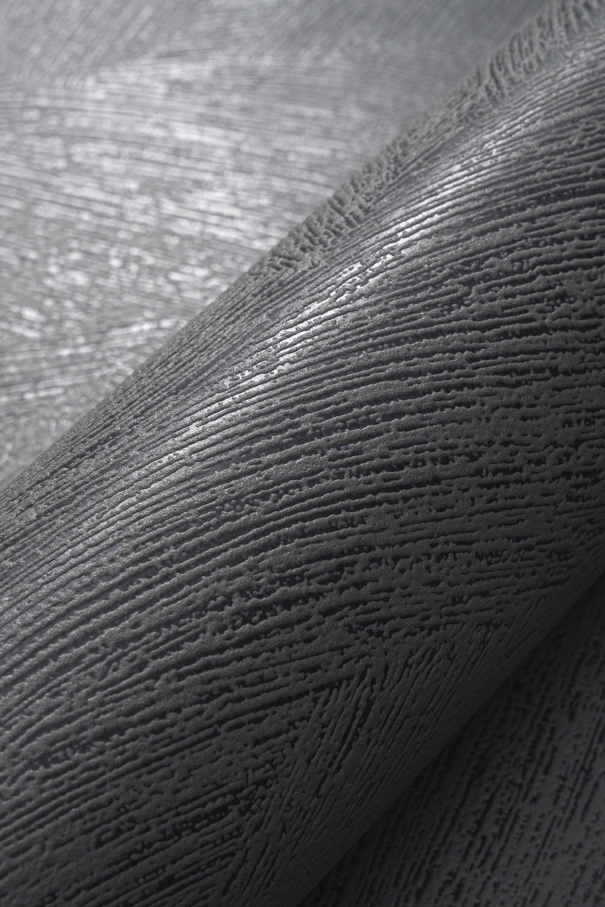 Veer Decor Sculpted Whispering Dunes Anthracite Wallpaper