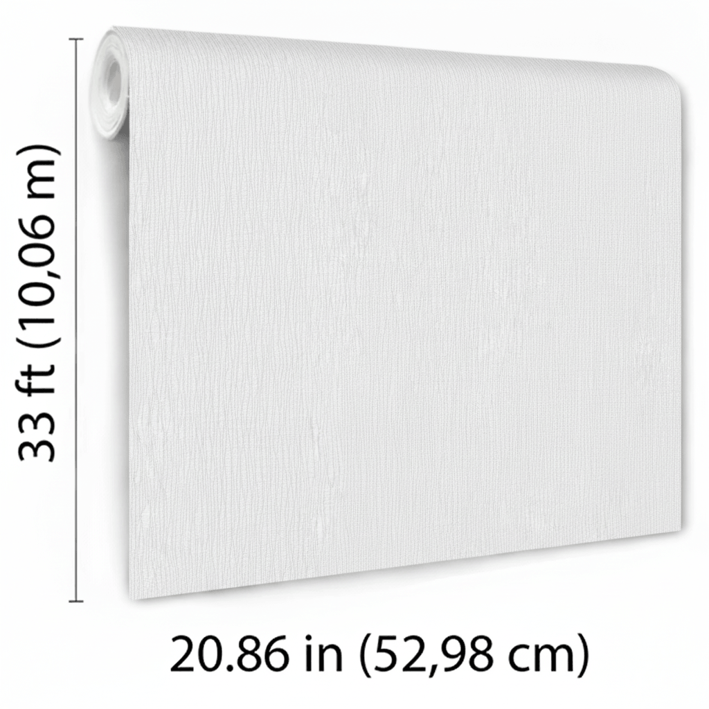 Veer Decor Sculpted Vertical Reed White Wallpaper