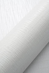 Veer Decor Sculpted Vertical Reed White Wallpaper