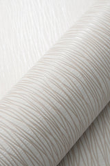 Veer Decor Sculpted Vertical Reed Beige Wallpaper