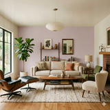 Veer Decor Sculpted Vertical Reed Pink Wallpaper
