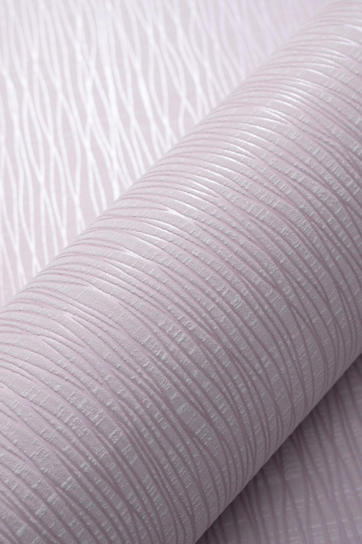 Veer Decor Sculpted Vertical Reed Pink Wallpaper