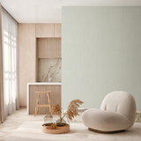 Veer Decor Sculpted Vertical Reed Green Wallpaper