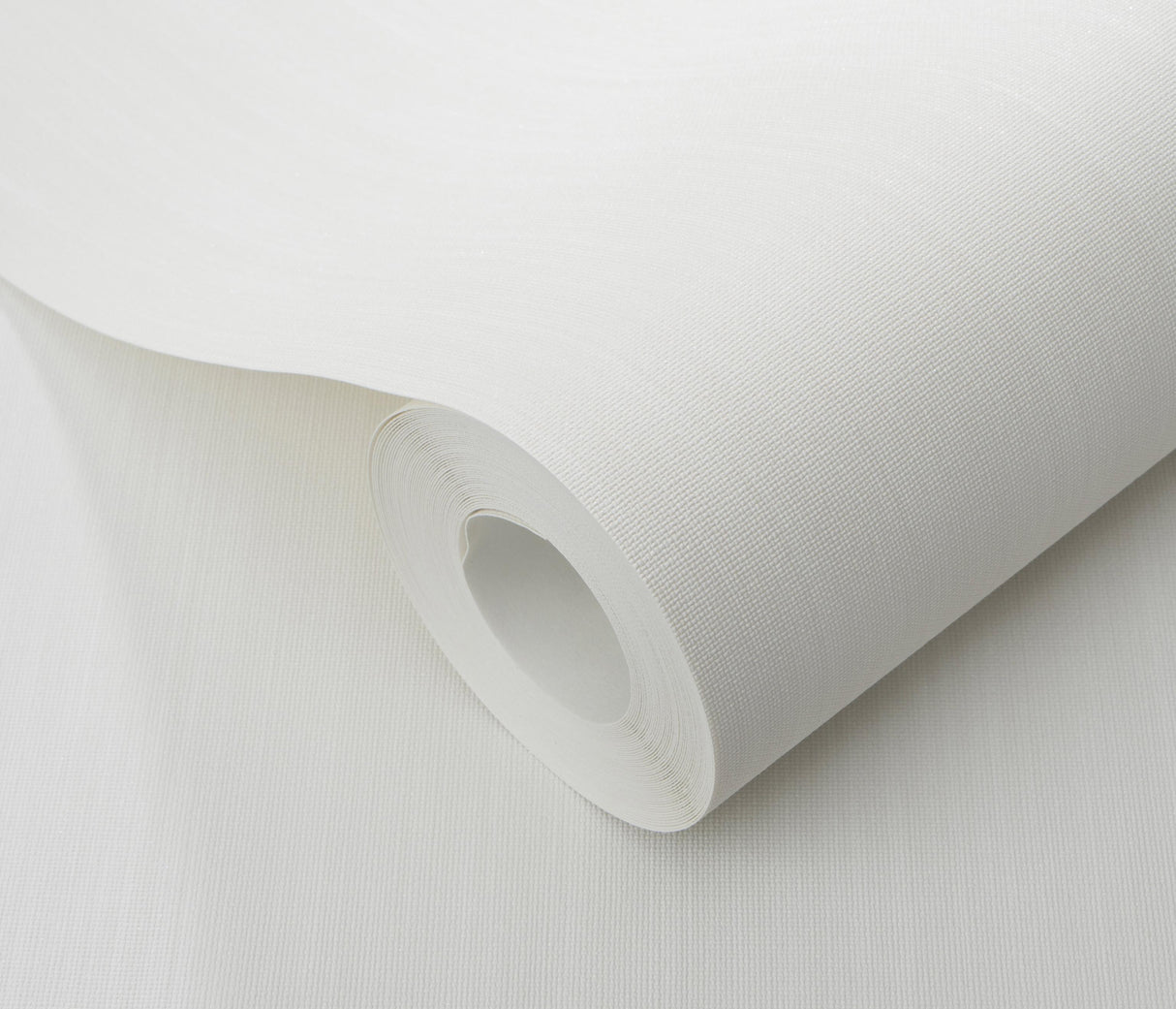 Veer Decor Fine Vertical Linen Texture White Wallpaper