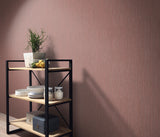 Veer Decor Fine Vertical Linen Texture Red Wallpaper