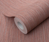 Veer Decor Fine Vertical Linen Texture Red Wallpaper