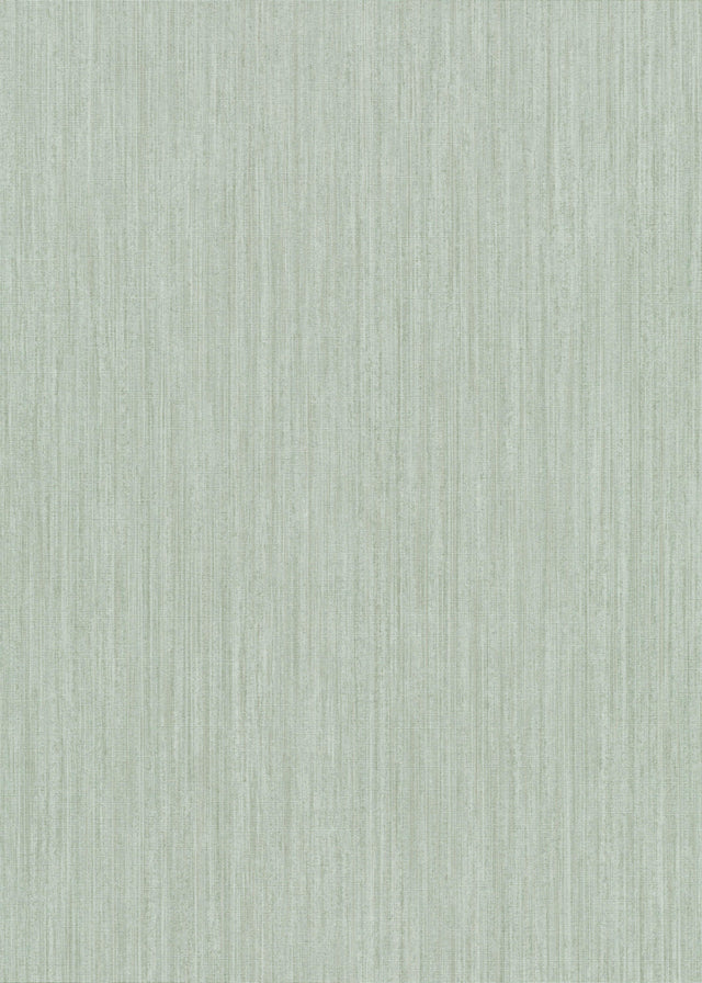 Veer Decor Fine Vertical Linen Texture Green Wallpaper