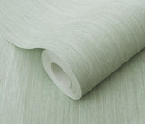Veer Decor Fine Vertical Linen Texture Green Wallpaper