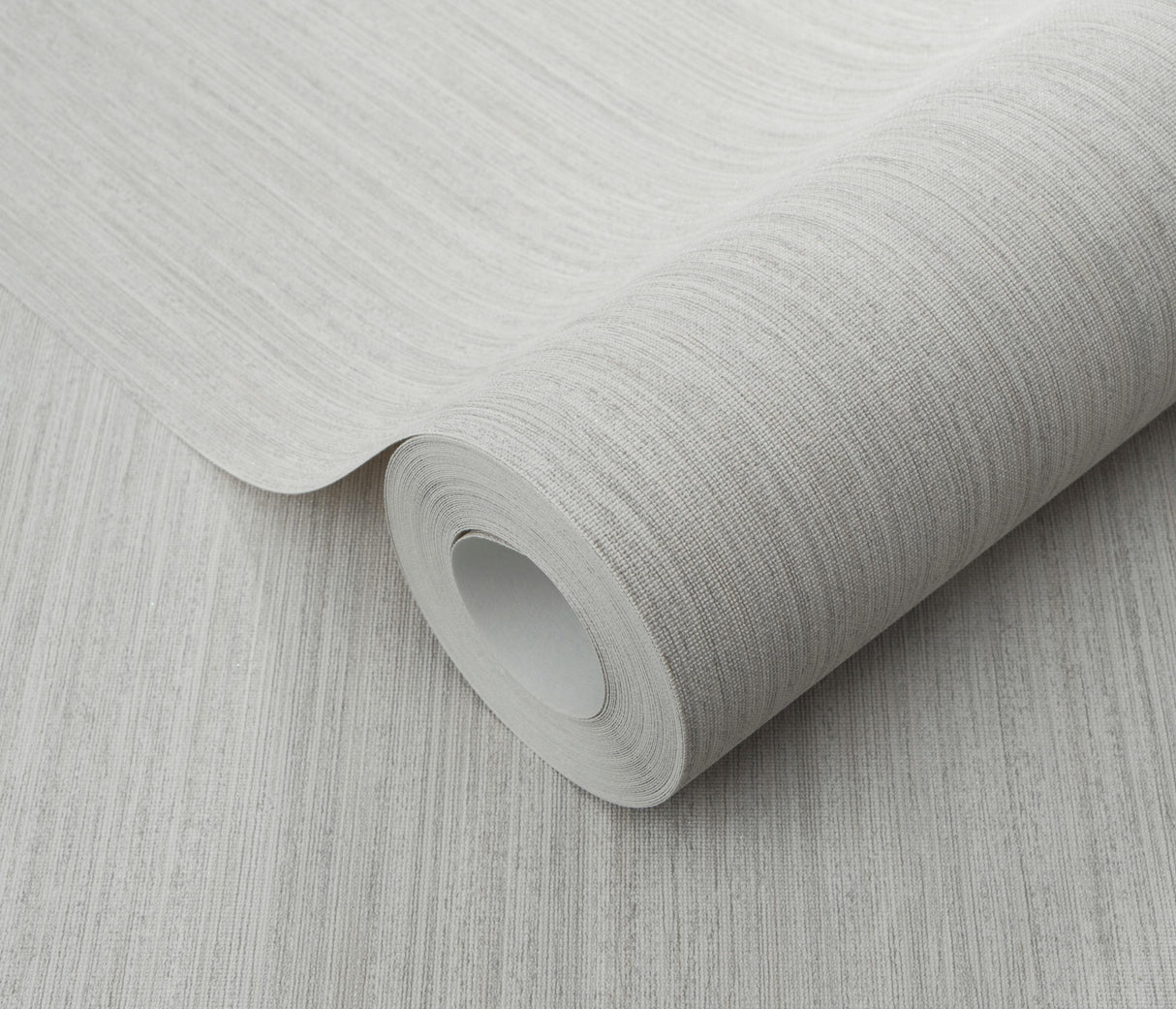 Veer Decor Fine Vertical Linen Texture Grey Wallpaper