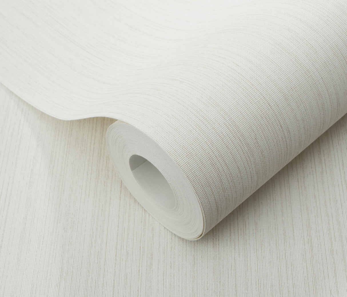 Veer Decor Fine Vertical Linen Texture Cream Wallpaper