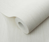 Veer Decor Fine Vertical Linen Texture Cream Wallpaper