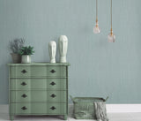 Veer Decor Fine Vertical Linen Texture Petroleum Wallpaper