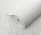 Veer Decor Fine Vertical Linen Texture Light Grey Wallpaper