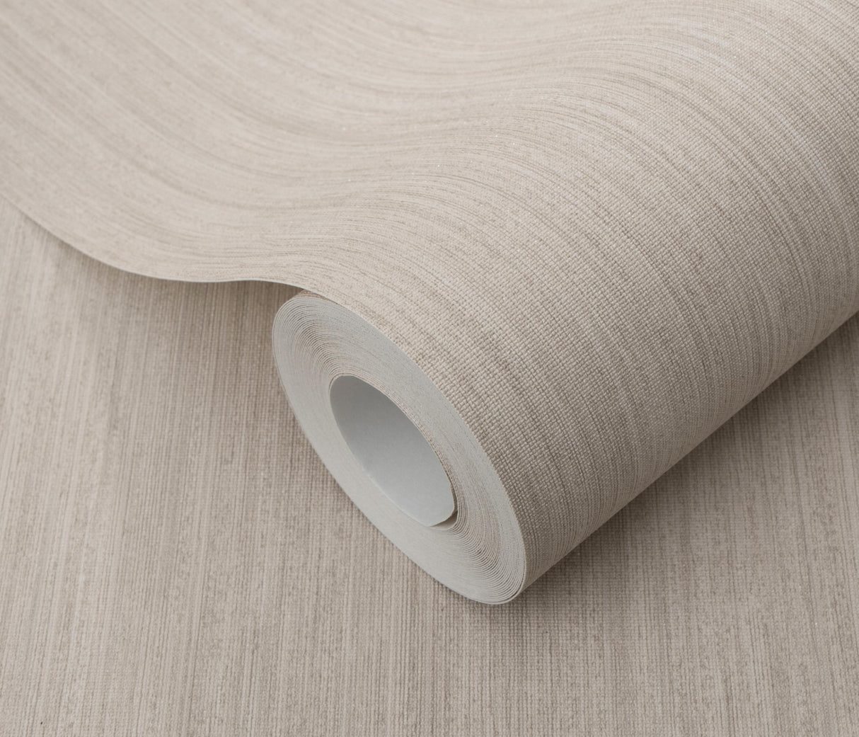 Veer Decor Fine Vertical Linen Texture Hazel Wallpaper