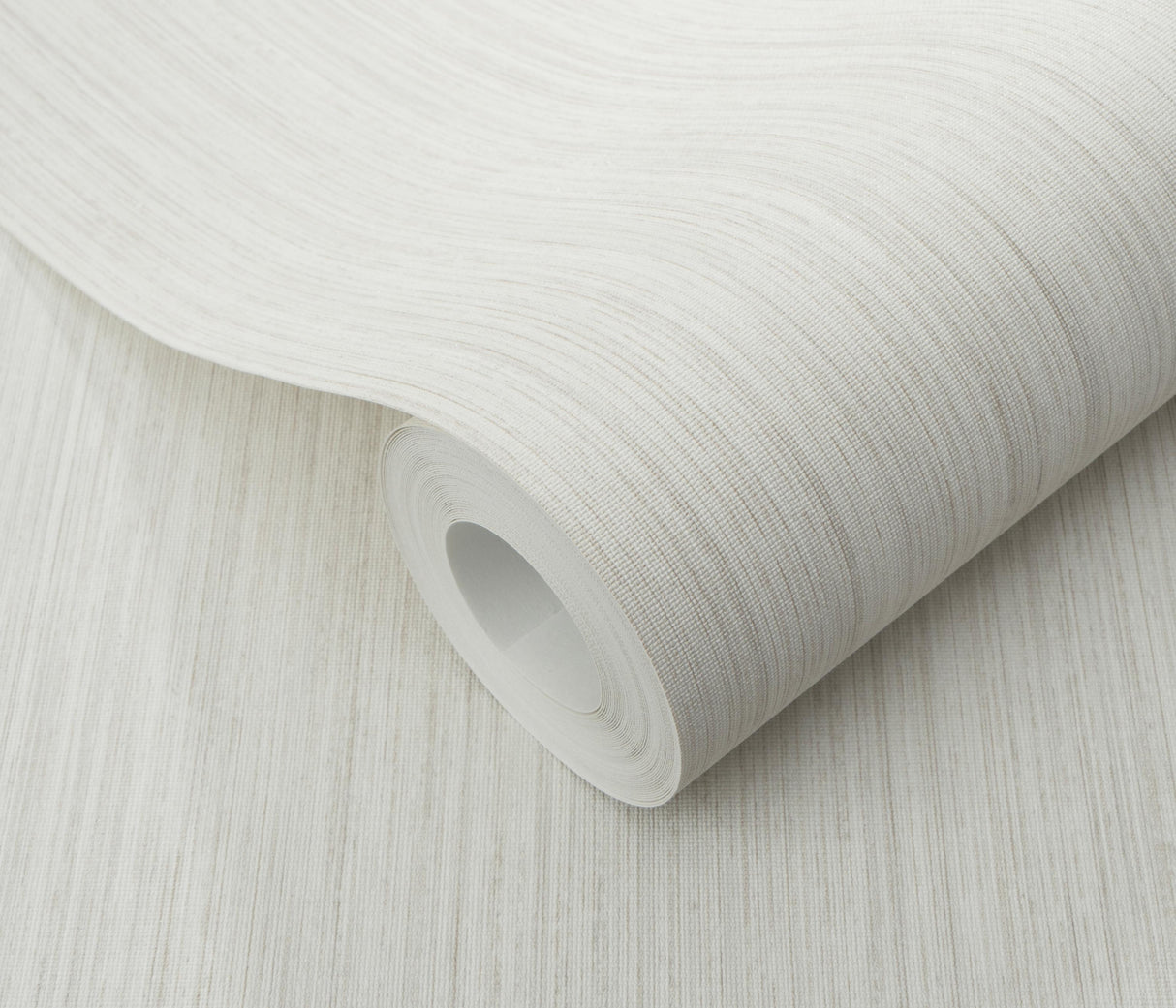 Veer Decor Fine Vertical Linen Texture Light Taupe Wallpaper