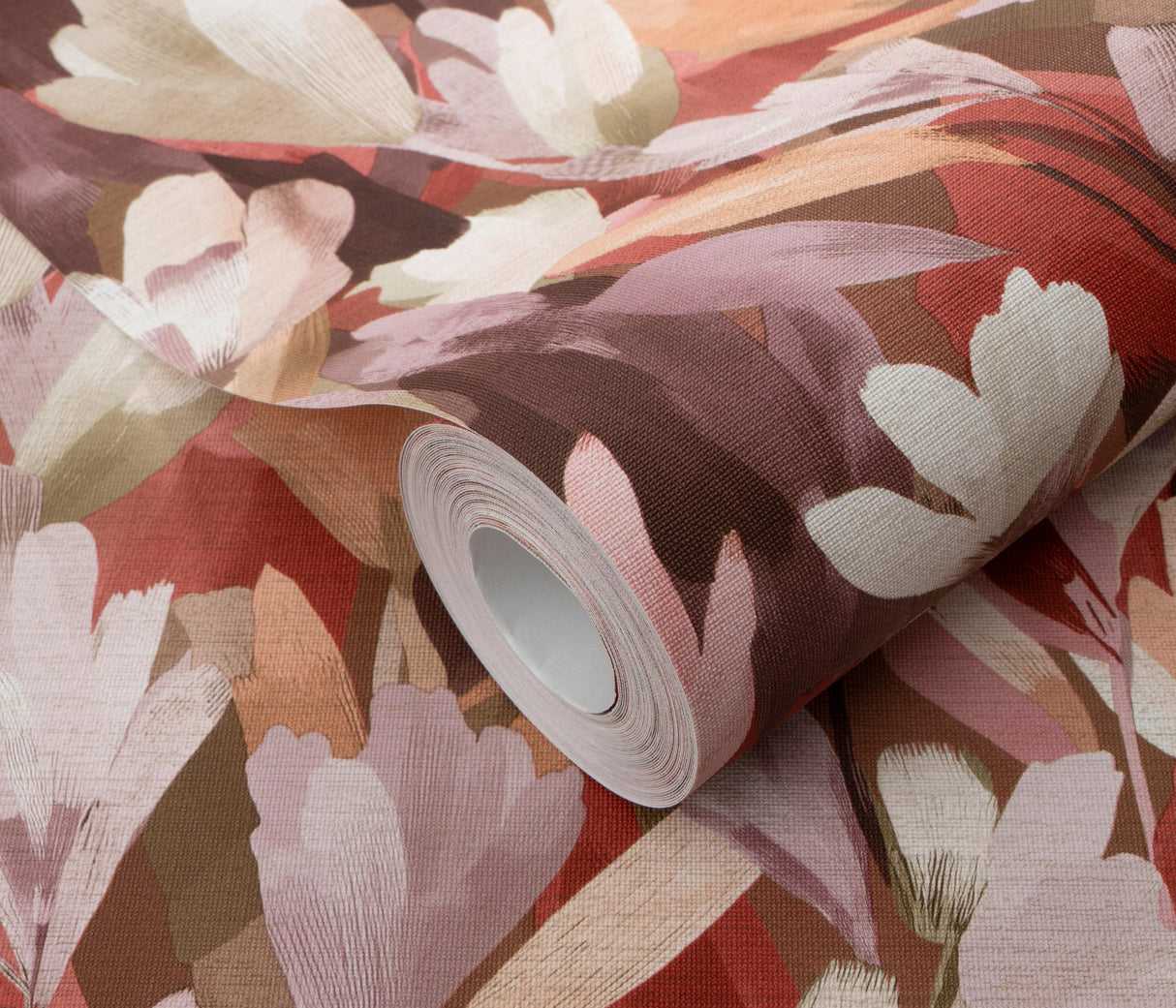 Veer Decor Sylvan Blooms Red Wallpaper