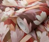 Veer Decor Sylvan Blooms Red Wallpaper