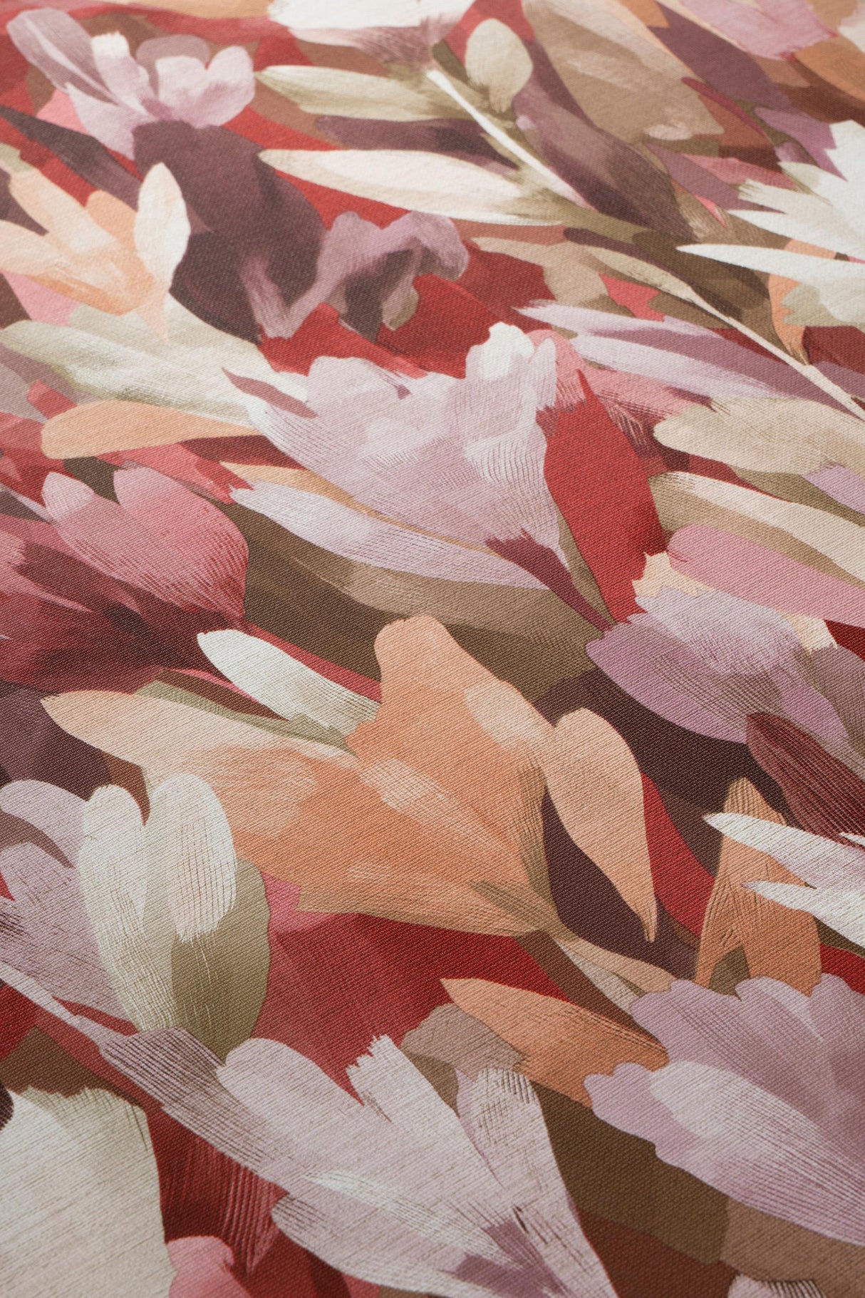Veer Decor Sylvan Blooms Red Wallpaper