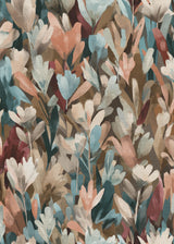 Veer Decor Sylvan Blooms Brown Wallpaper
