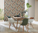 Veer Decor Sylvan Blooms Brown Wallpaper