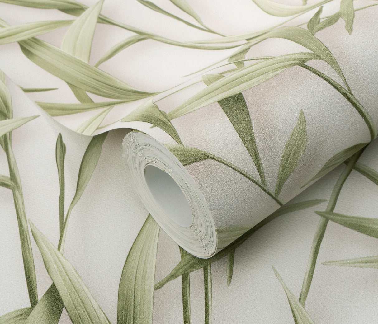 Veer Decor Sylvan Bamboo Fronds Green Wallpaper