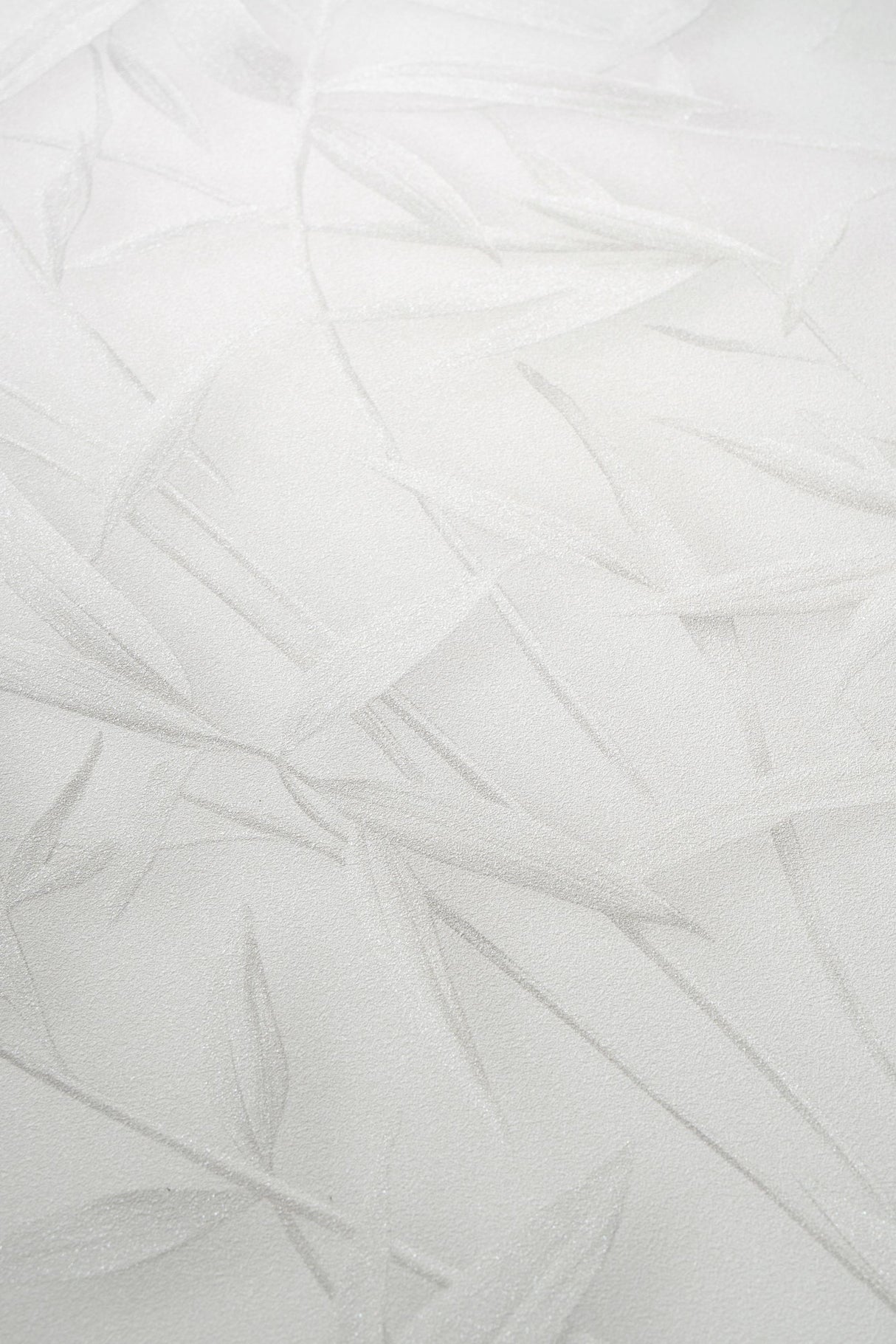 Veer Decor Sylvan Bamboo Fronds Light Grey Wallpaper