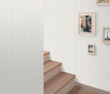 Veer Decor Soft Watercolor Stripe Cream Wallpaper