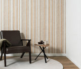 Veer Decor Soft Watercolor Stripe Hazel Wallpaper