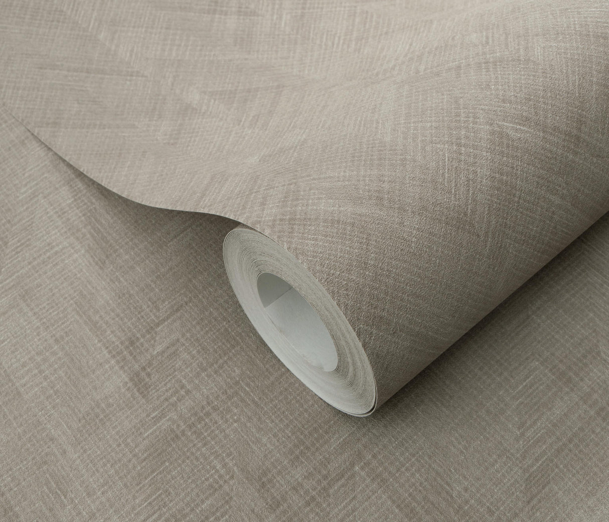 Veer Decor Rythmic Chevron Stripe Brown Wallpaper