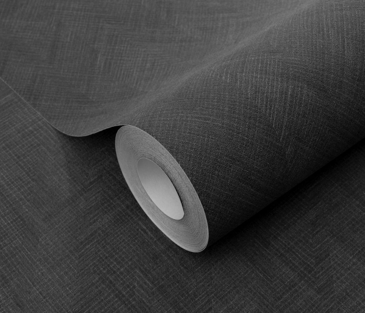 Veer Decor Rythmic Chevron Stripe Anthracite Wallpaper
