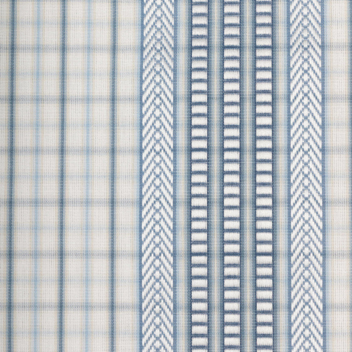 Kravet PALMETTO PLAID BOCA BLUE Fabric