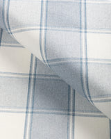 Kravet NELSON PLAID BLUE BAY Upholstery Fabric