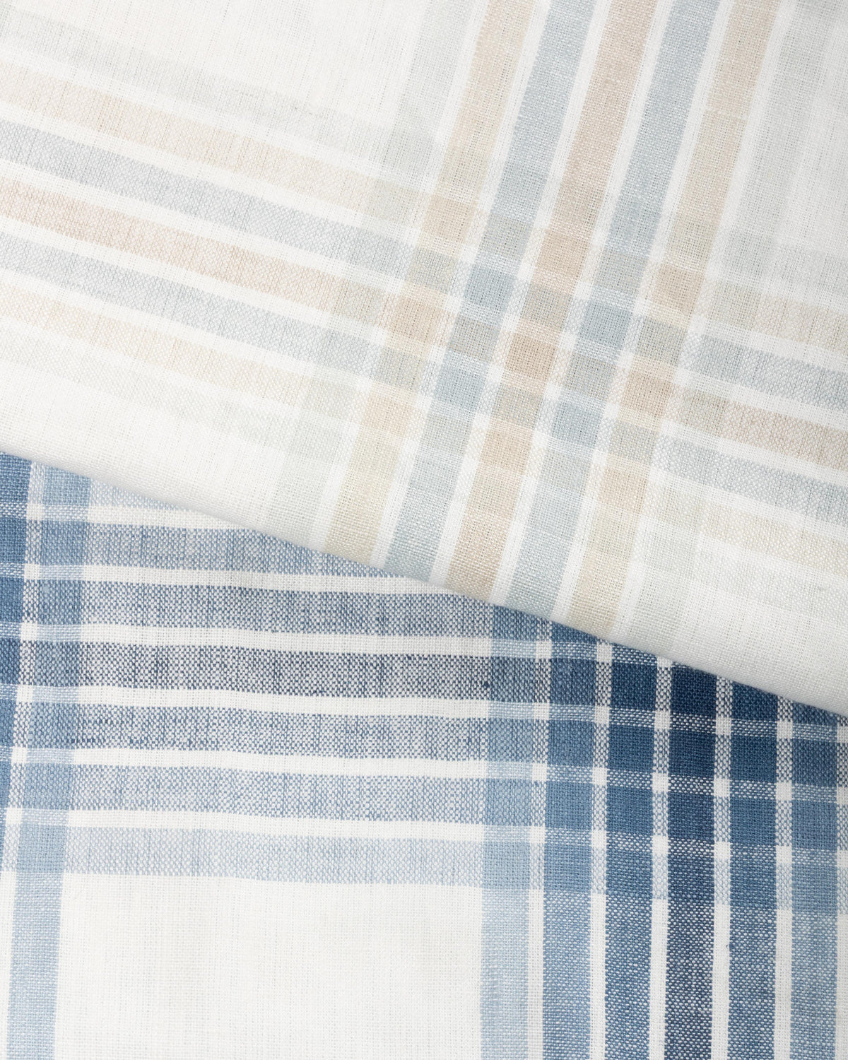 Kravet ROYAL PALM PLAID BOCA BLUE Fabric