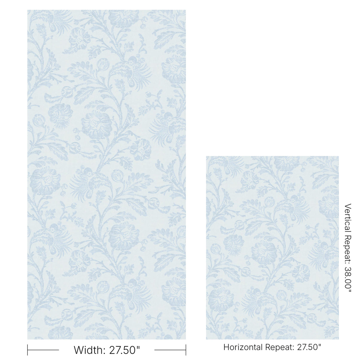 Kravet EUNICE VINE WP SEA MIST Wallpaper
