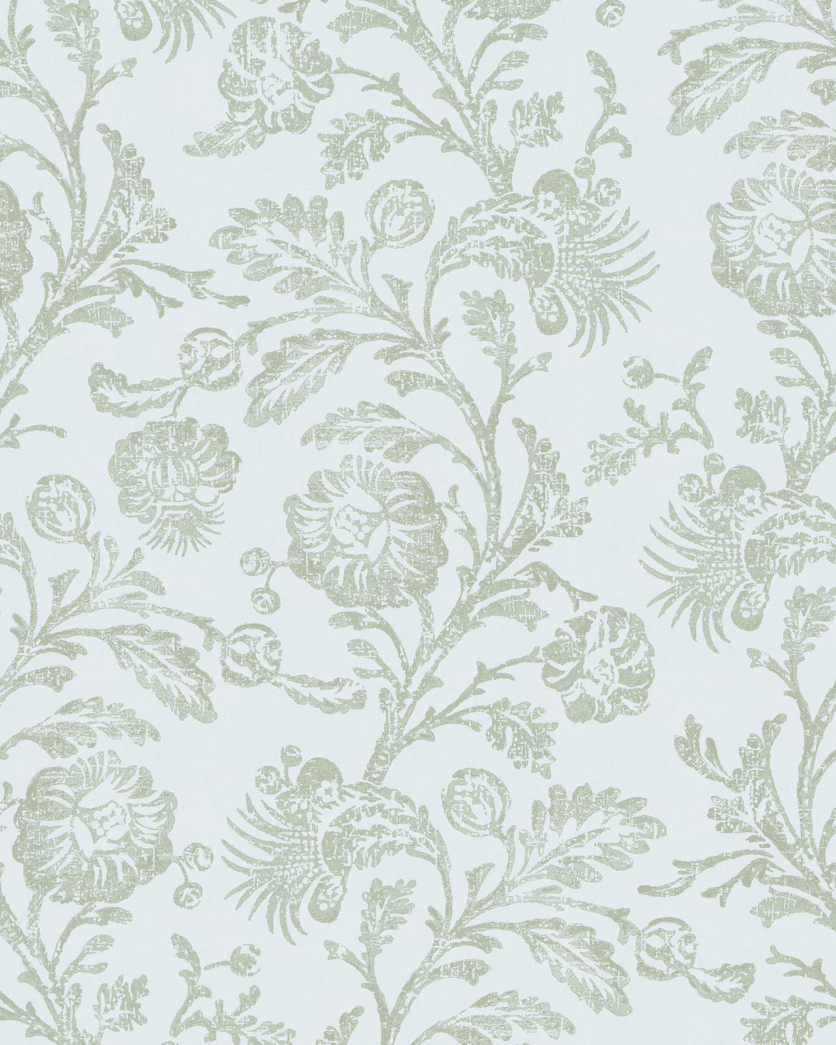 Kravet EUNICE VINE WP SURF GREEN Wallpaper