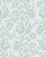 Kravet EUNICE VINE WP SURF GREEN Wallpaper